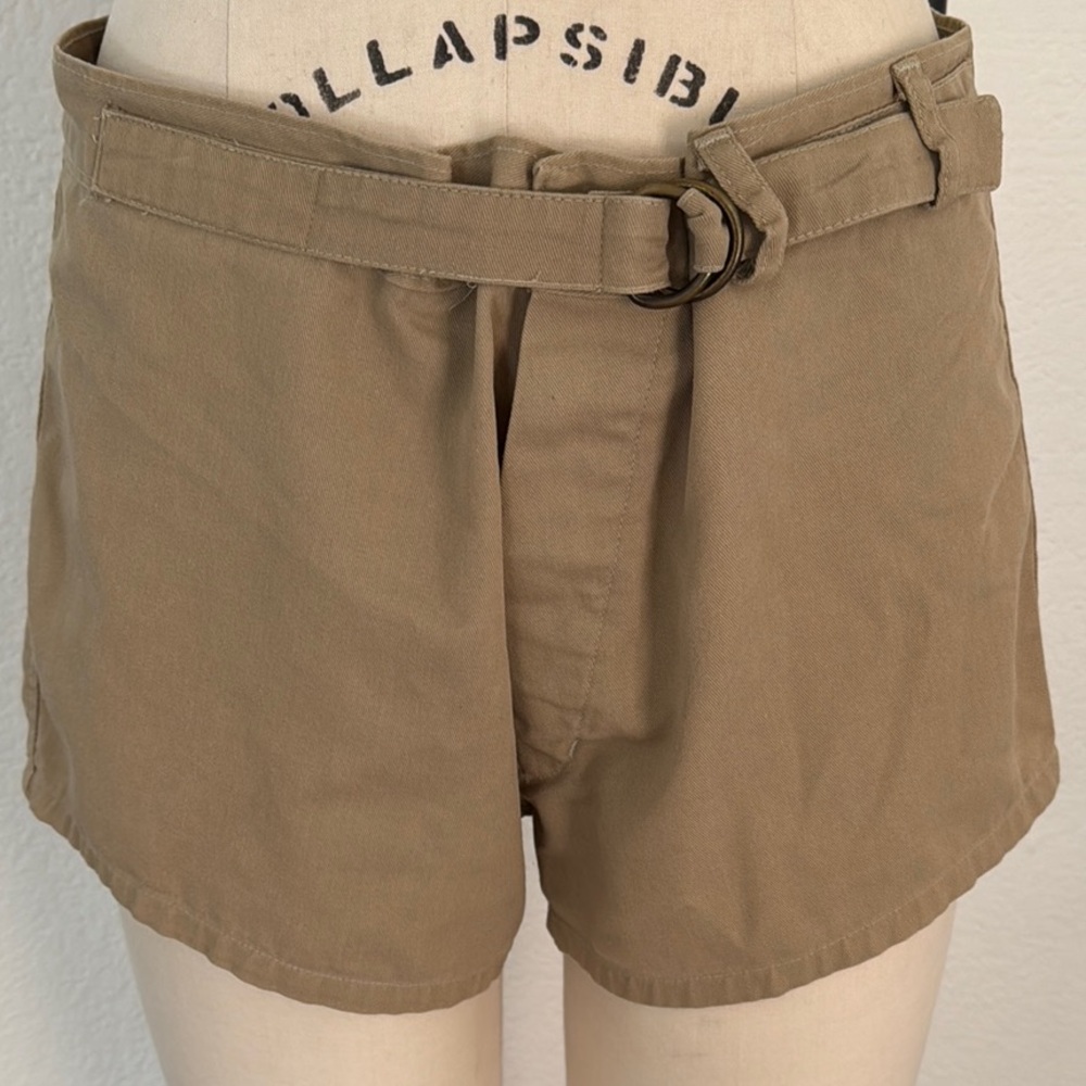 Truseal Men's Tan Belted Swim Shorts